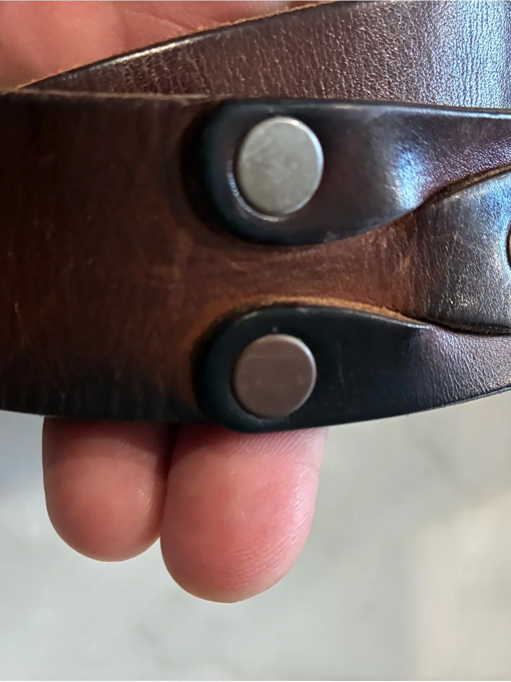 Eddie Bauer Brown Belt Genuine  Leather W/Solid Brass Buckle Size 40